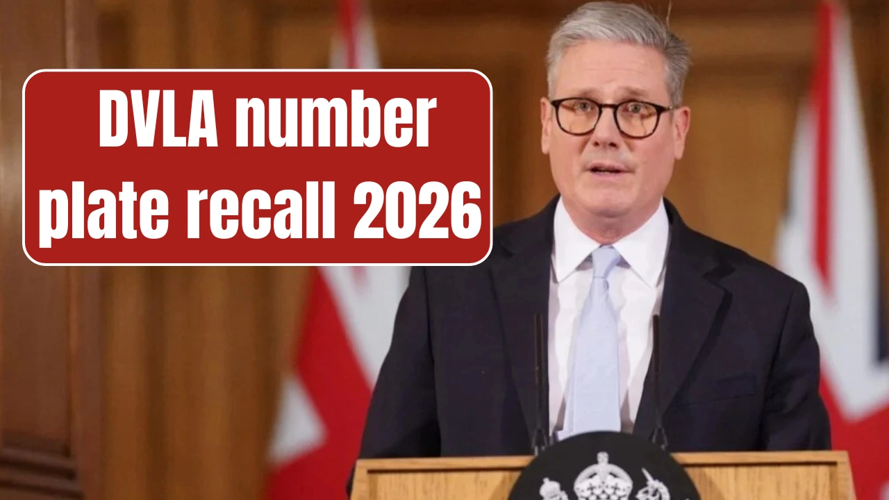 DVLA number plate recall 2026