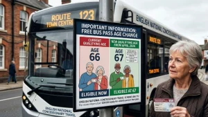 Free Bus Pass Age Change in England