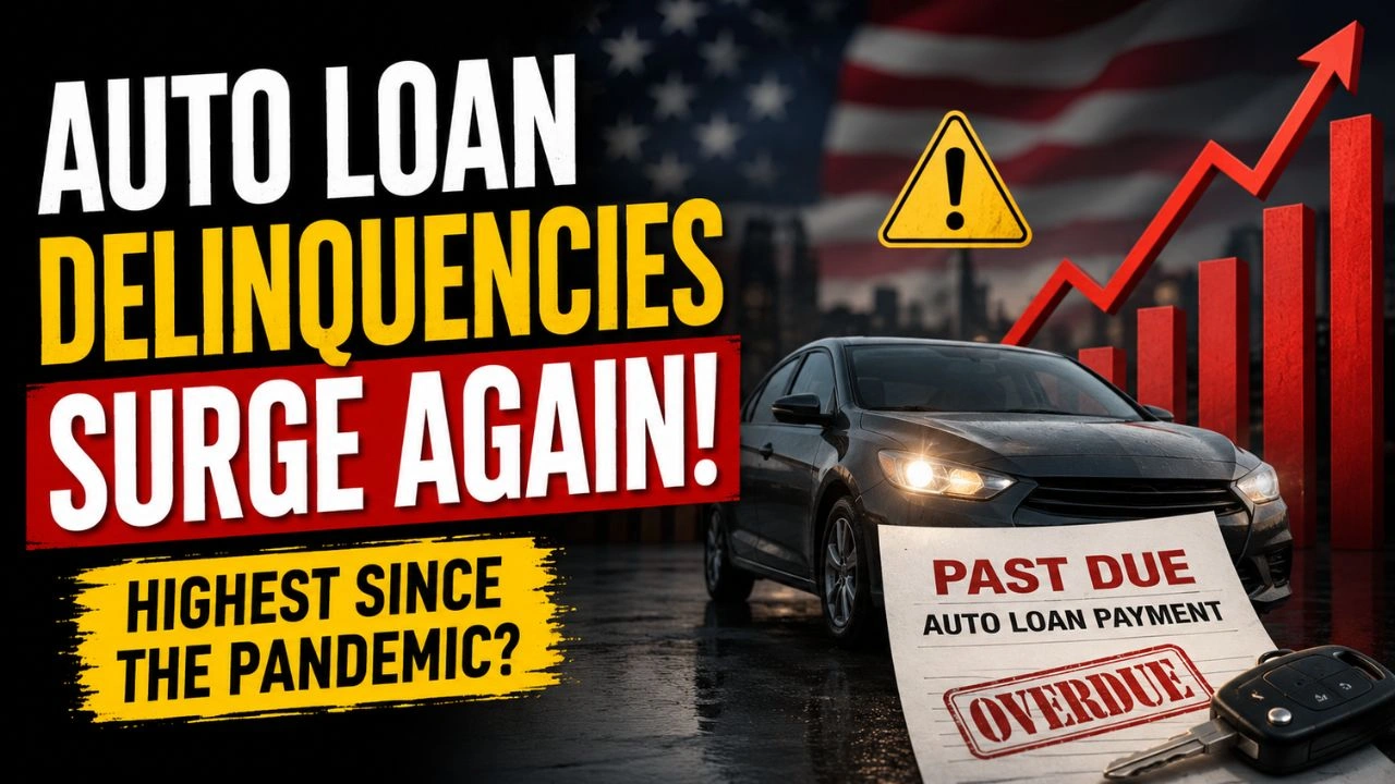 Auto Loan Delinquencies Reach Highest Level Since the Pandemic in the US
