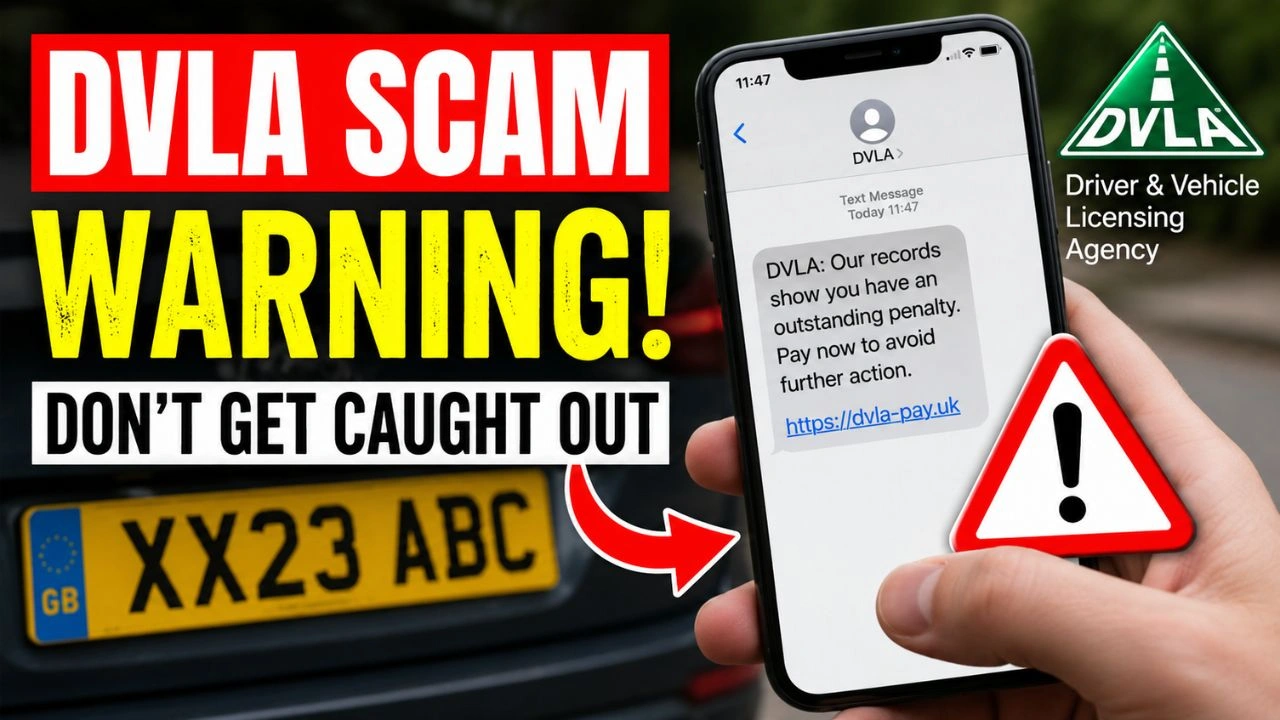 DVLA Number Plate Scam Warning – Drivers Told to Watch for Fake Penalty Messages