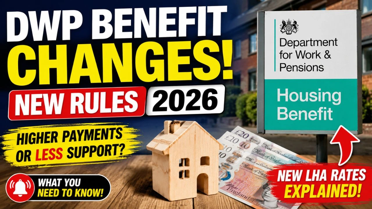 DWP Housing Benefit Changes 2026 – Updated Local Housing Allowance Rates Explained