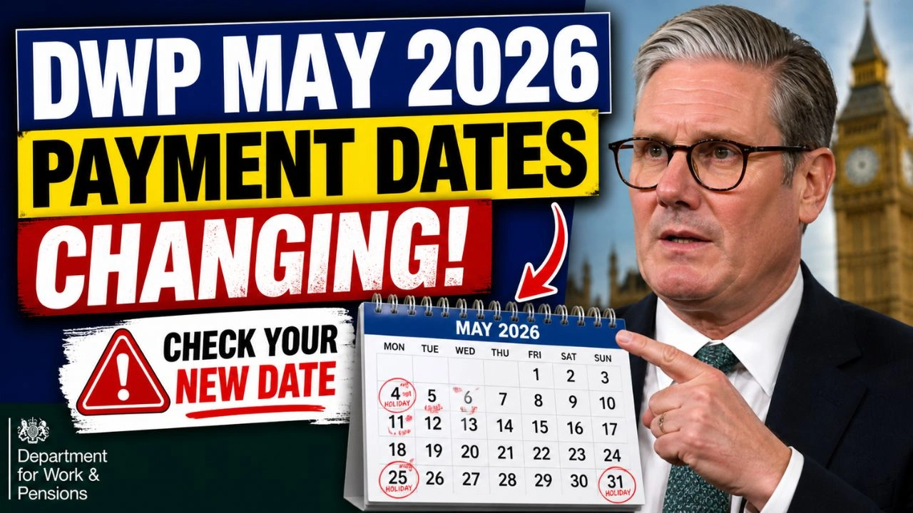 DWP May 2026 – Payment Date Changes Due to Bank Holidays Explained
