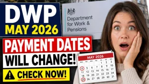 DWP May 2026 – Payment Date Changes Due to Bank Holidays Explained