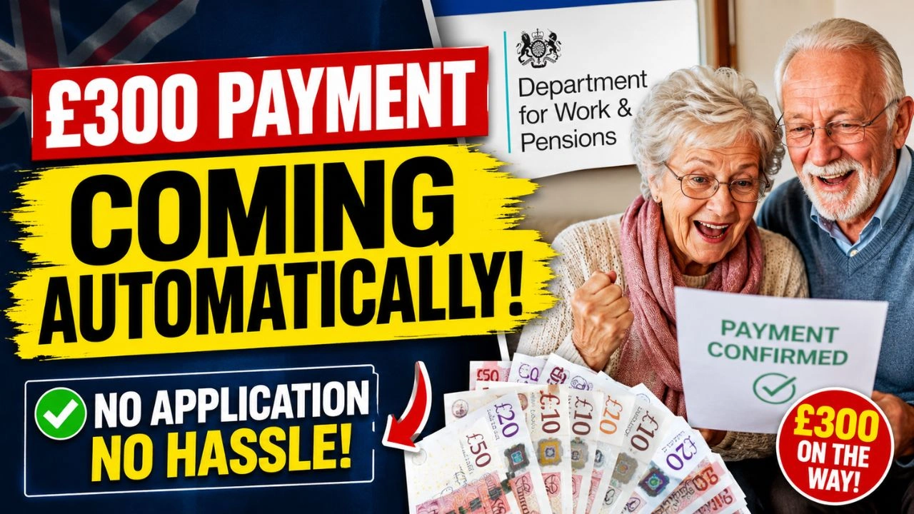 DWP confirms automatic £300 payments for state pensioners