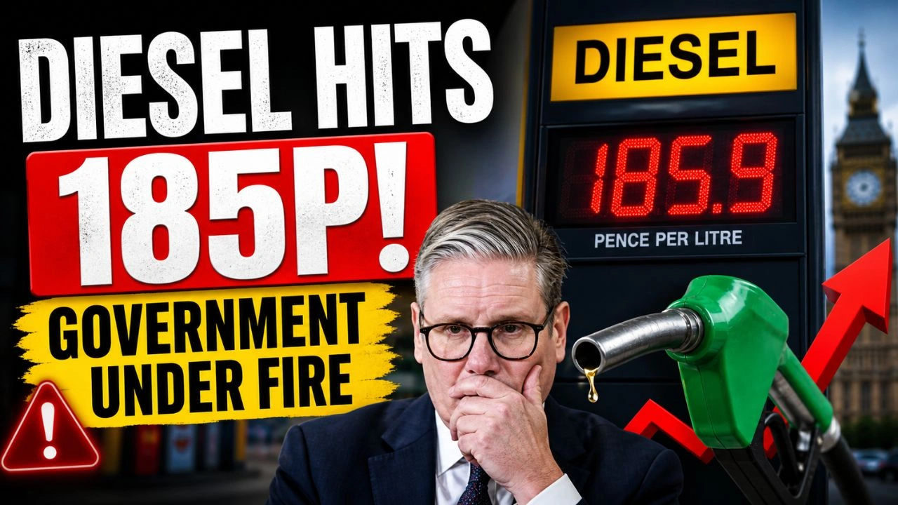 Fuel Duty Debate – Government Faces Pressure as Diesel Prices Reach 185p Per Litre