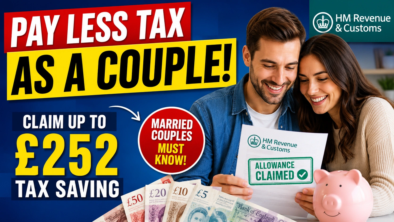 HMRC Marriage Allowance Rules Explained – How Couples Could Save on Tax