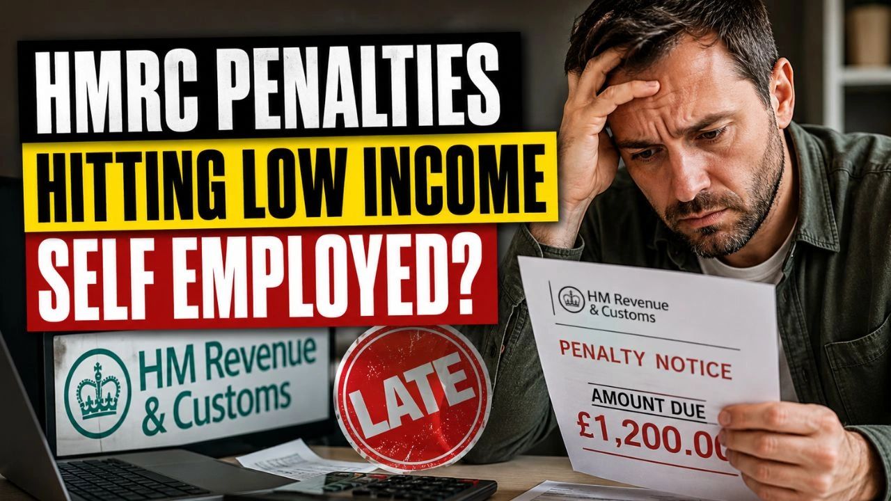 HMRC Penalties – Lower Income Self Employed Workers More Likely to Miss Tax Deadlines