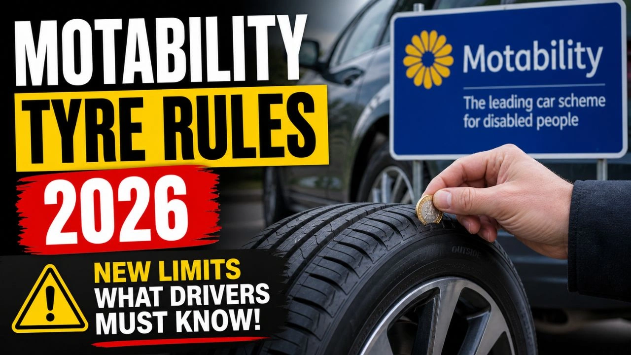 Motability Tyre Rules 2026 – New Limits and What Drivers Must Know