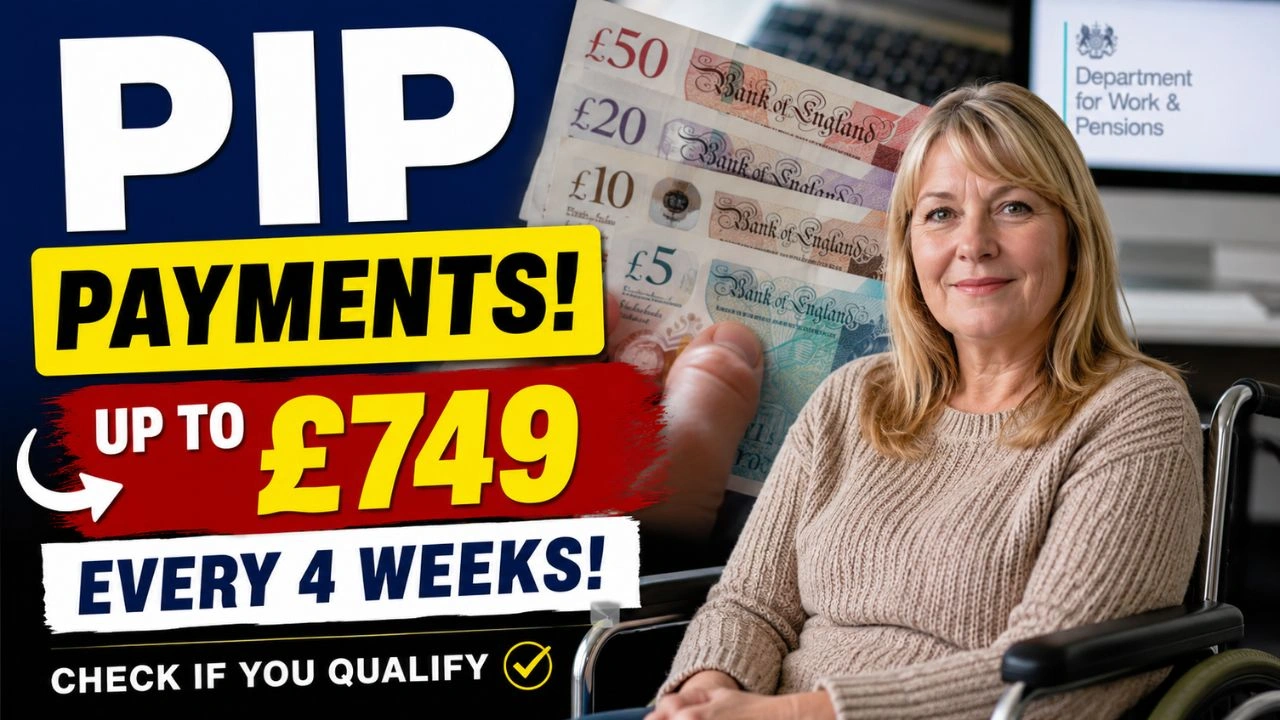 PIP Payments – Up to £749 Every Four Weeks for Eligible Claimants