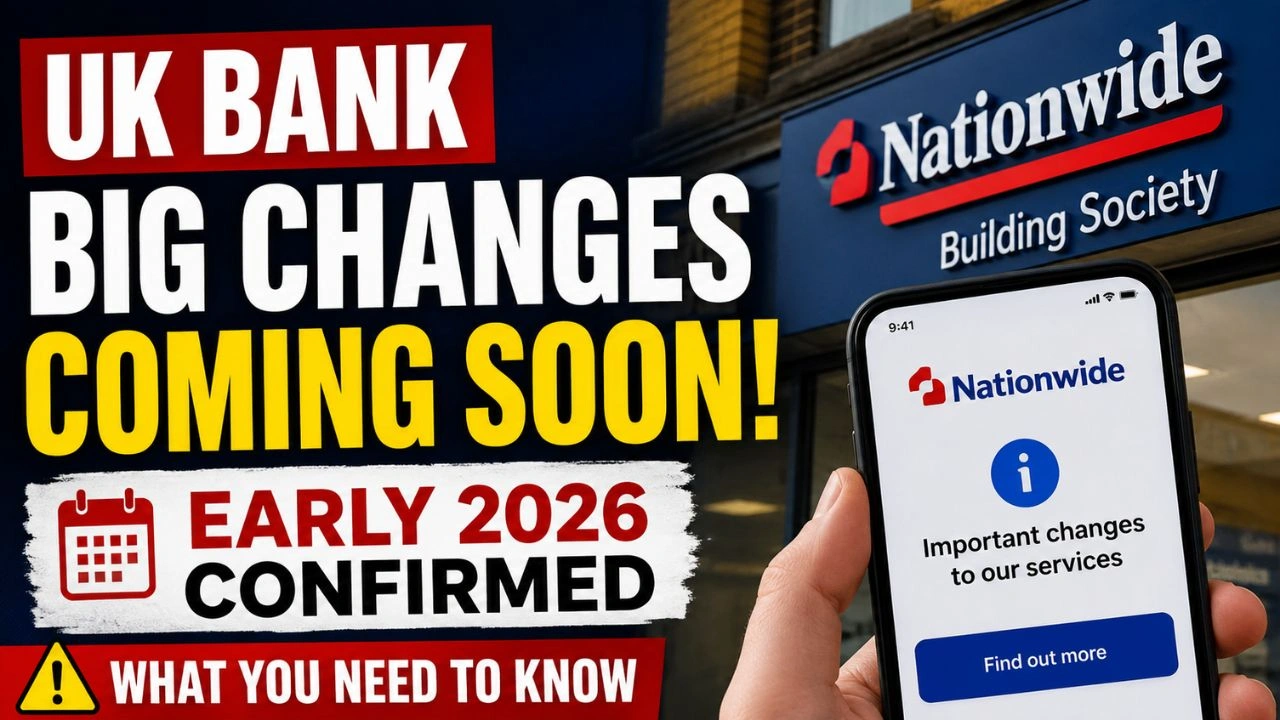 UK Bank Account Changes – Nationwide Confirms Early 2026 Date for Major Service Review